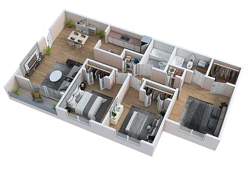Floor plan Woods