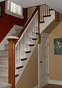 Front hall staircase