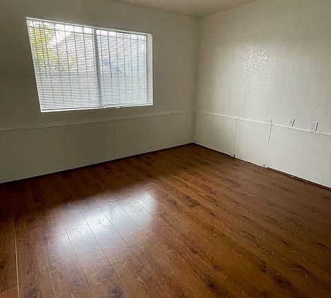Living room window facing the front yard.