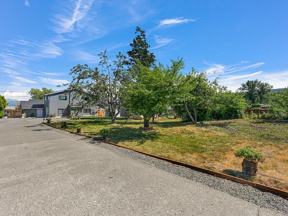 Driveway and garden
