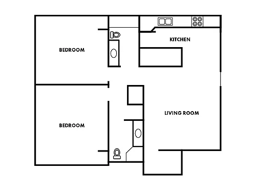 Floor plan 2X2