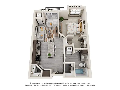 Floor plan 4B1