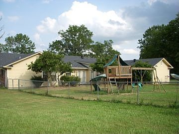 Fenced back yard