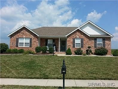 Front View on Large corner lot