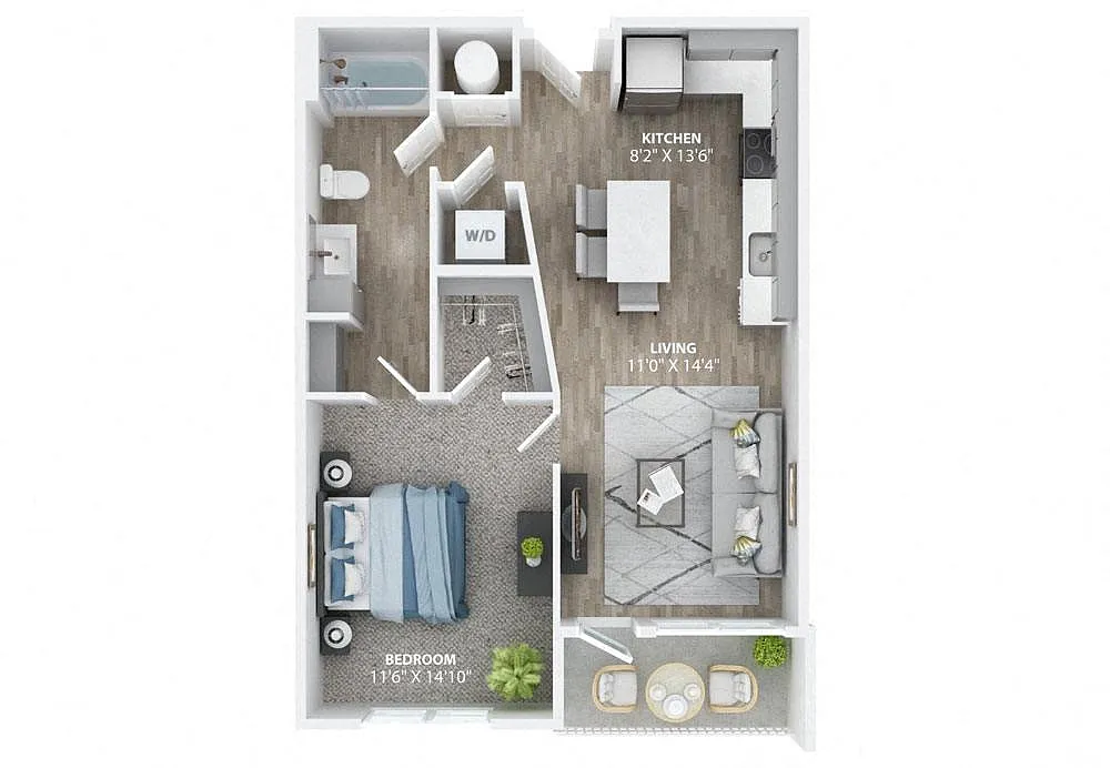Floor plan Tranquil A1
