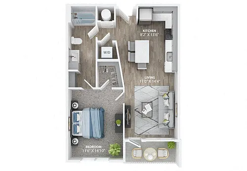 Floor plan Tranquil A1