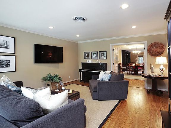 Warm and inviting living room filled with light.