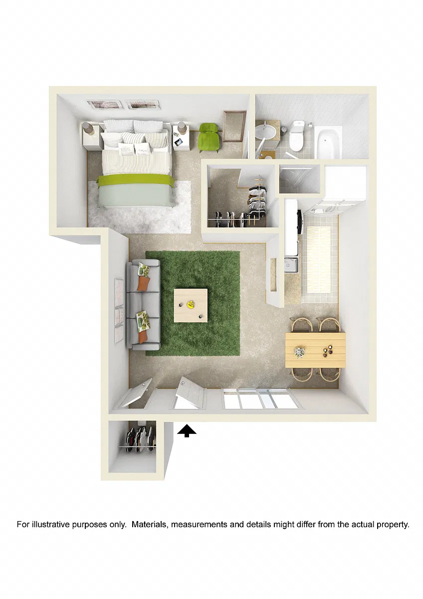 Floor plan Studio