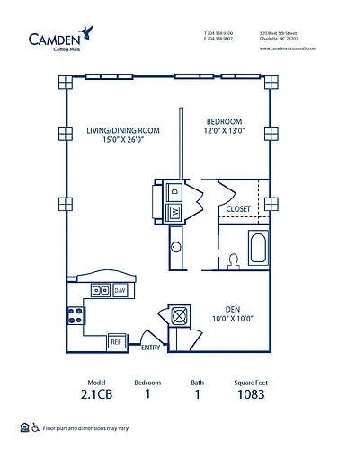 Floor plan 2.1CB