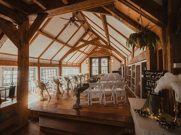 The perfect area to host your wedding with plenty of room for friends and family to watch your beautiful moment!