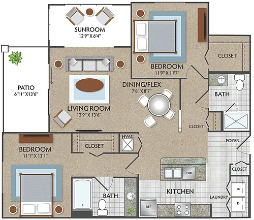 Floor plan B3