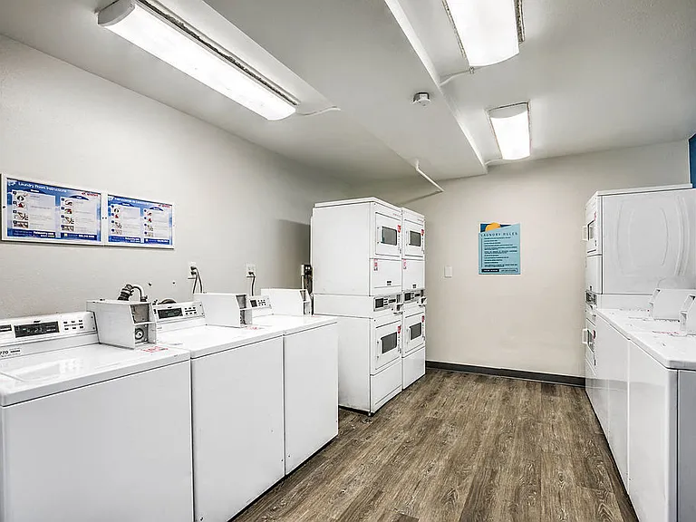 The Island Apartments laundry facilities