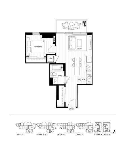 Floor plan T2-0303