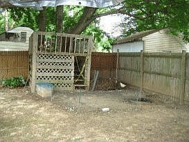 Treehouse in the back