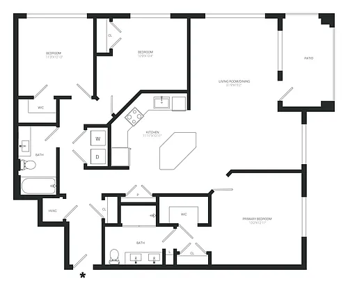 Floor plan Delilah