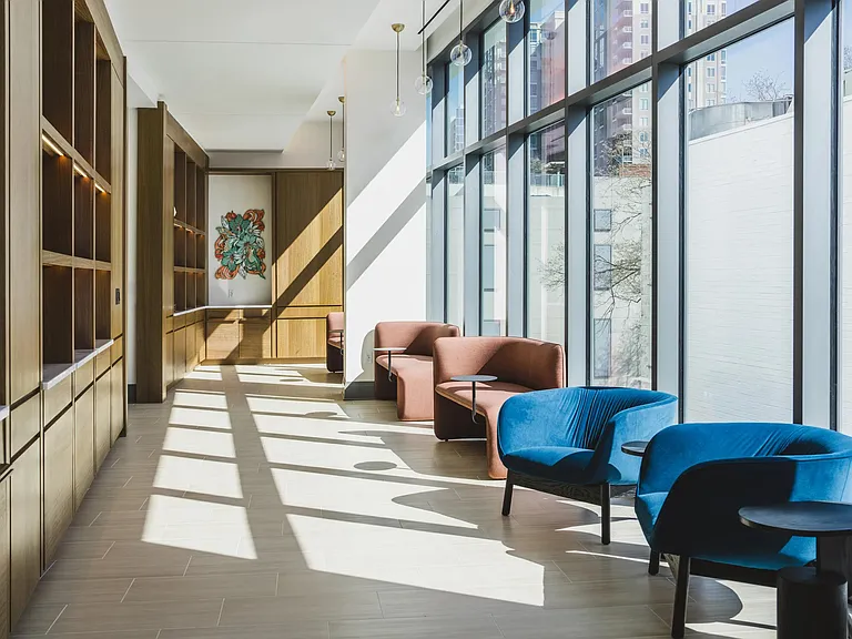 Soak up the sunlight in stylish lounge spaces designed for connection and calm.