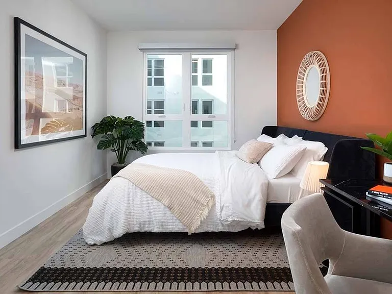 Bright bedrooms with plentiful natural light