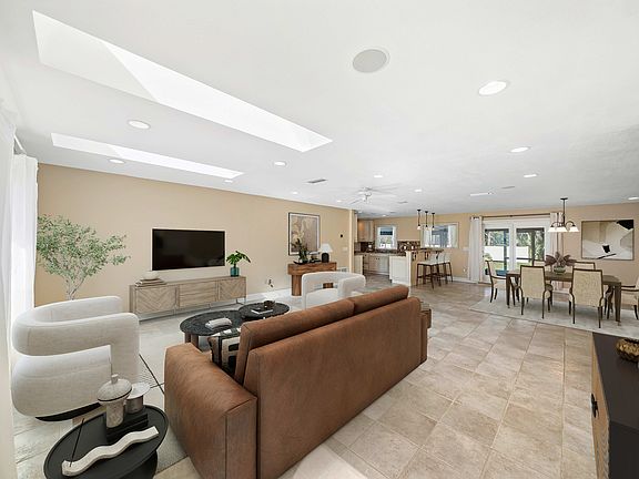 Open floor plan with abundant natural light