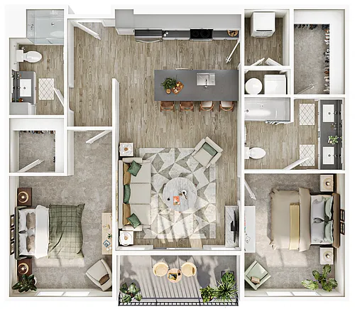 Floor plan B1