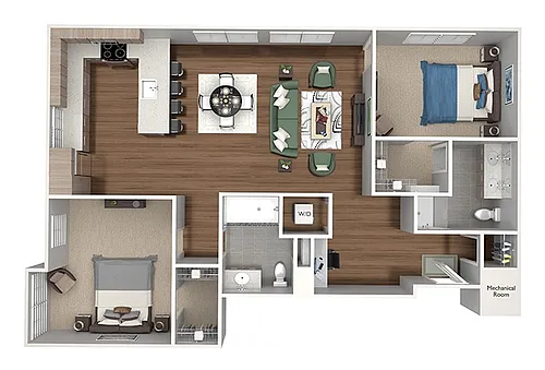 Floor plan B7