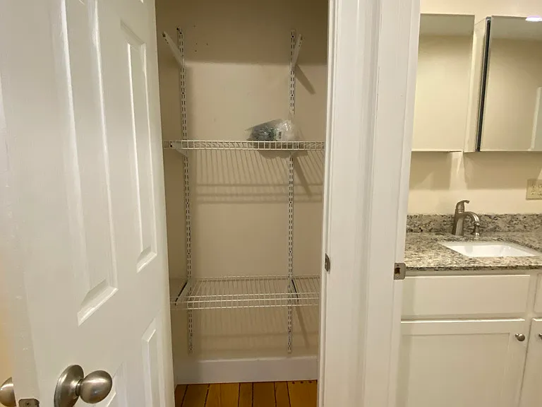 Hall closet