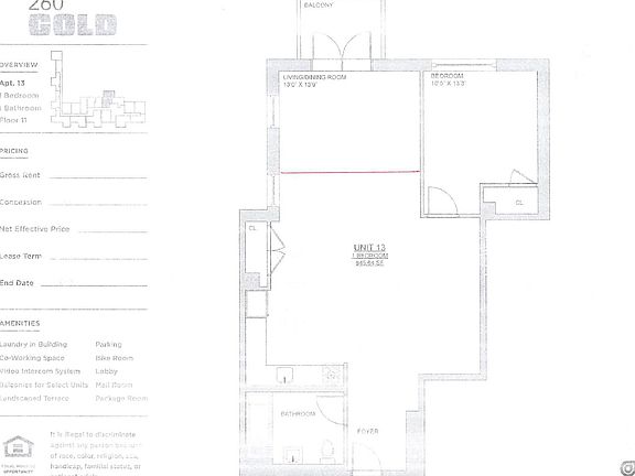 2nd image of 260 Gold St APT 1113