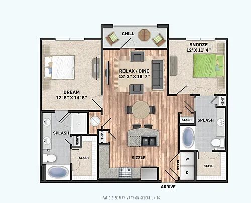 Floor plan B2A.1