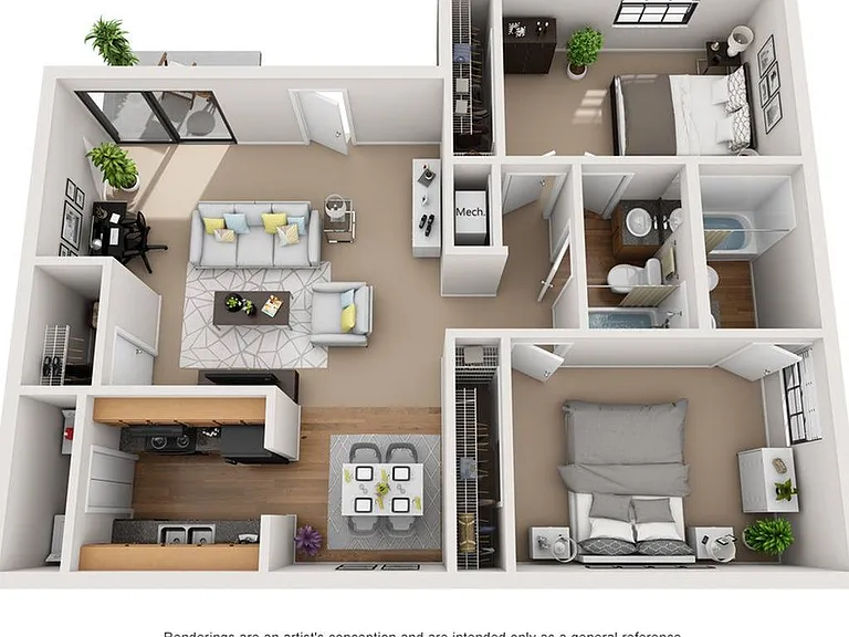 2 Bedroom | 2 Bath | 1000 SF 2 Bedroom | 2 Bath | 1000 SF
