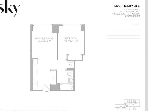 2nd image of 605 W 42nd St APT 55E