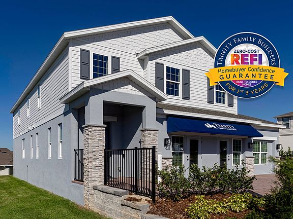 Wekiva elevation 3 with optional stone