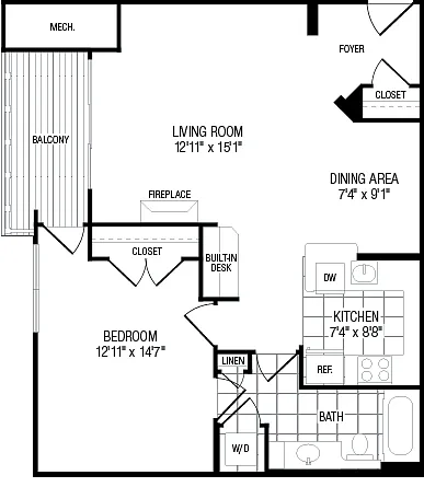 Floor plan Craighill