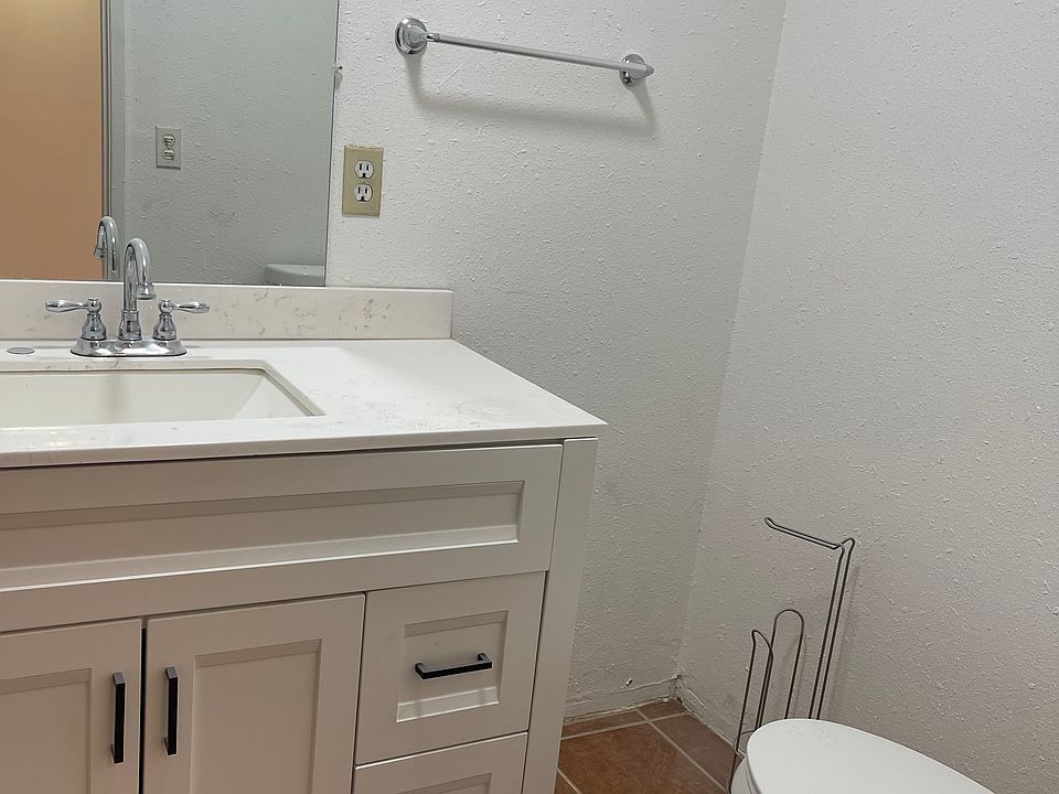 Bedroom features its own private bathroom.