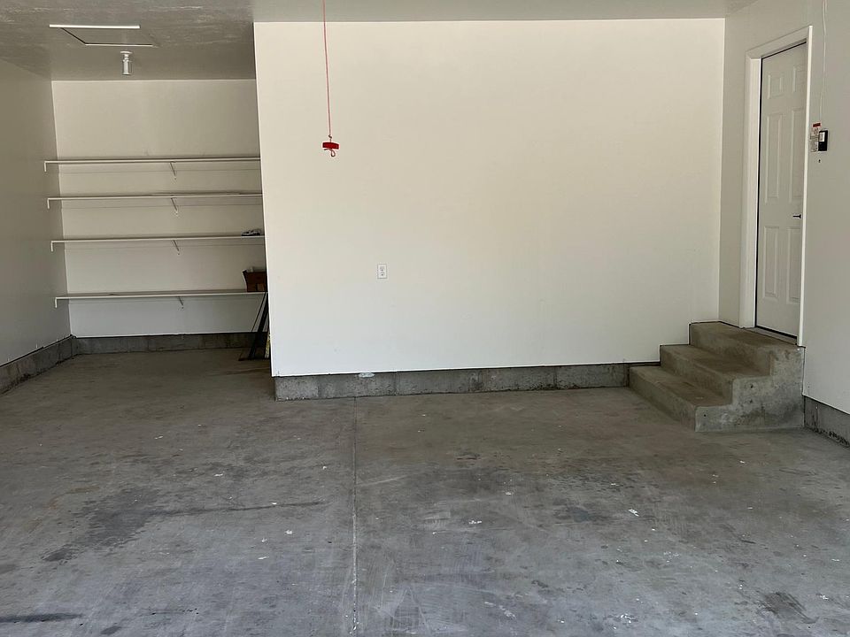 Double Garage with Storage Shelving