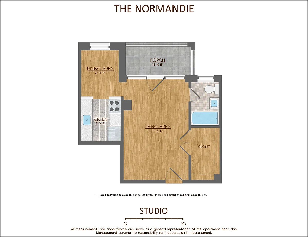 Floor plan Studio Small