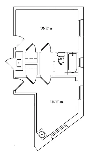 Floor plan Mission Rd Co-living