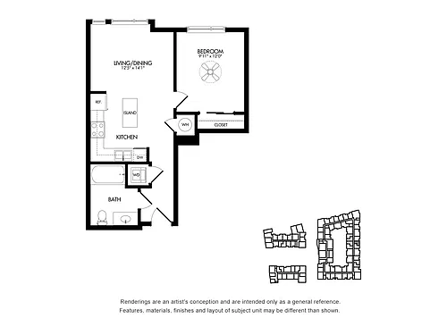 Floor plan tvr1C-1