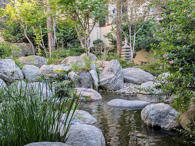Courtyard water feature