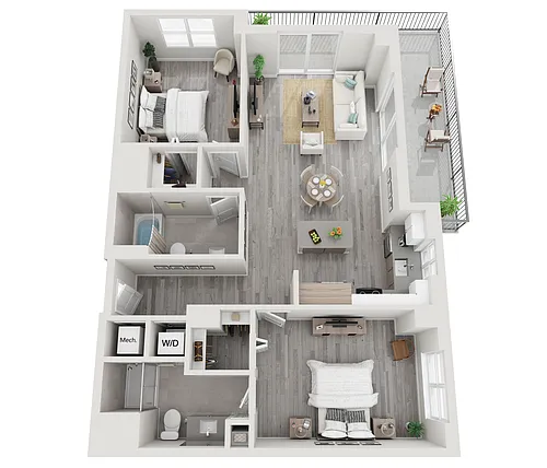 Floor plan B7