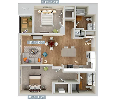 Floor plan B1-sc2x-1093