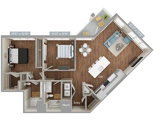 Floor plan B17-2