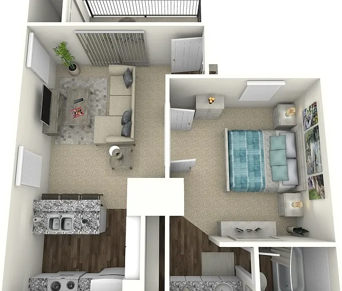 Plan D Floorplan Diagram