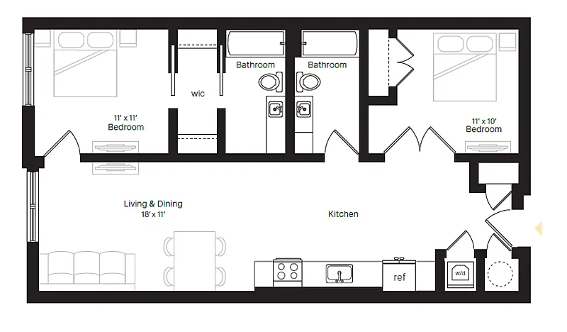 Floor plan B5 318 Collection