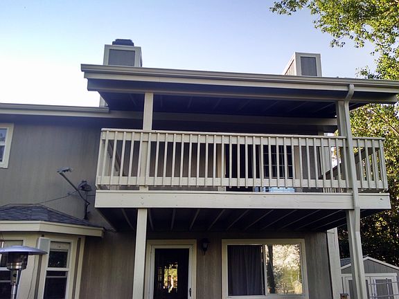Covered deck and patio