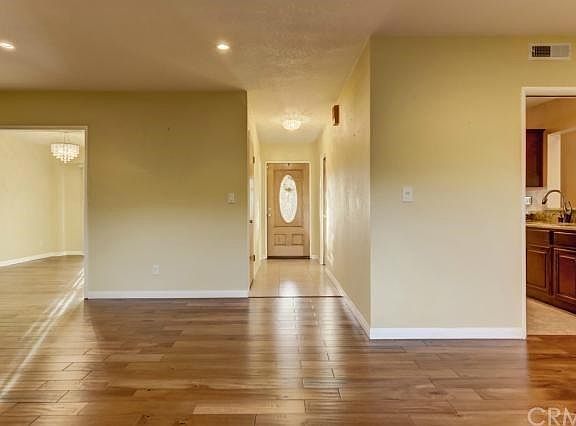 Entryway living room/dining room.