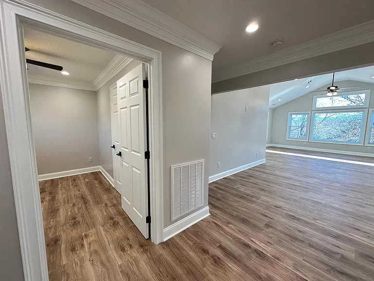 Bedroom #4 to left of front door.
