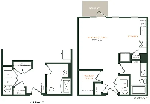 Floor plan S1B