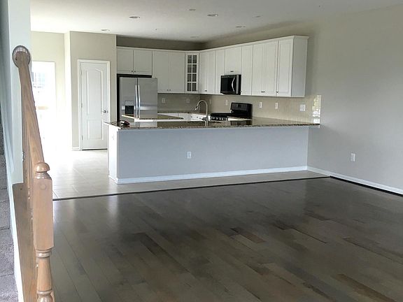 Open concept living room and kitchen