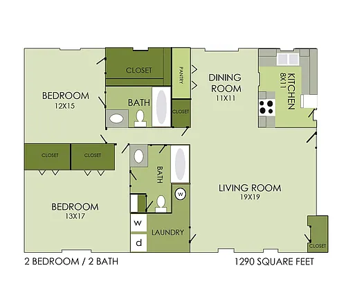 Floor plan The Windsor