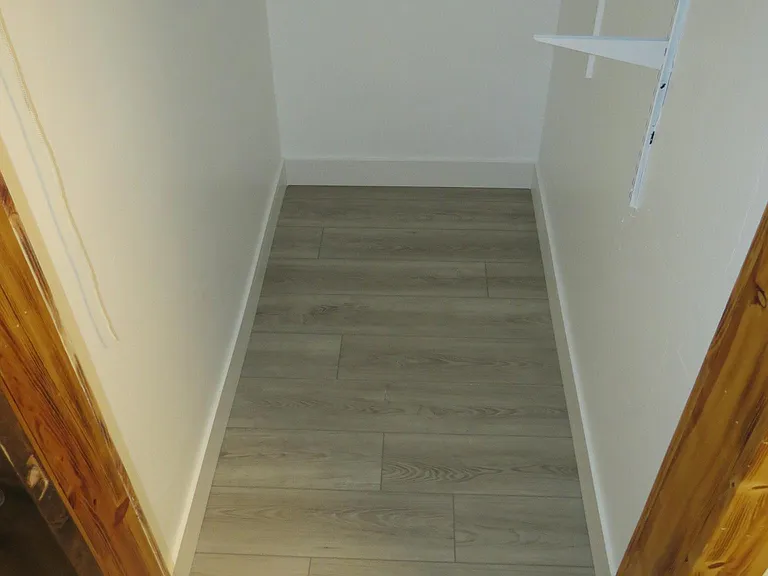 closet under stairs