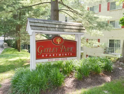 Welcome Sign - Gayley Park Apartments